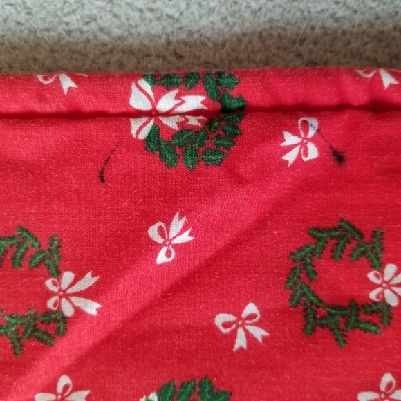 CHRISTMAS Wreath Resversible Set of Four Vintage Placemats - Picture 10 of 10